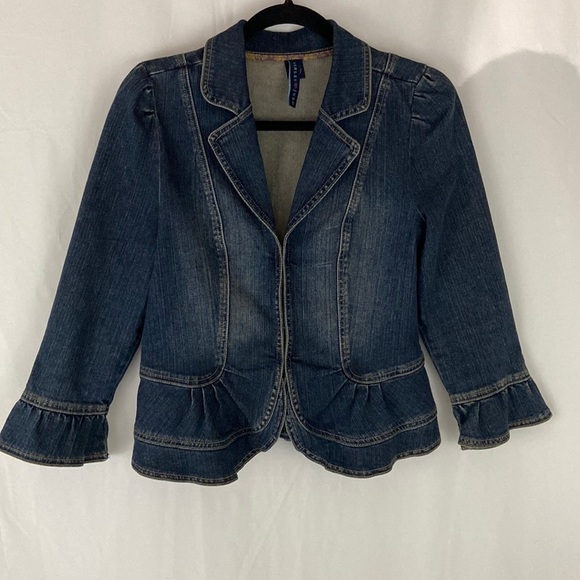 Ashley Judd Cute Jean Jacket Size Small - Picture 1 of 9
